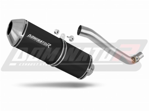 DOMINATOR OVR FEKETE kipufogó dob, amely illeszkedik a Suzuki DR 650SE 1997 - 2009 motorkerékpárhoz