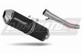 DOMINATOR OVR FEKETE kipufogó dob a Suzuki GSXF 600 1998 - 2006 motorkerékpárhoz