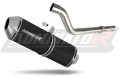exhaust muffler DOMINATOR OVR BLACK fits the motorcycle Suzuki DRZ 400 SM / S