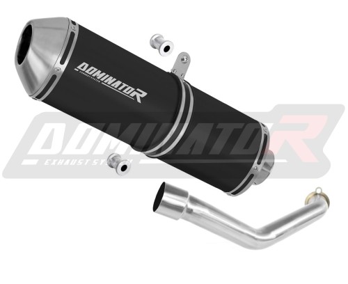 DOMINATOR OVR FEKETE kipufogó dob, amely illeszkedik a Suzuki BURGMAN 400 2003 - 2006 motorkerékpárhoz