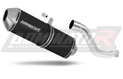 DOMINATOR OVR FEKETE kipufogó dob a Suzuki DR 125 motorkerékpárhoz illő
