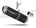 exhaust muffler DOMINATOR OVR BLACK fits the motorcycle Piaggio MP3 500