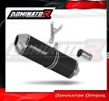 exhaust muffler DOMINATOR OVR BLACK fits the motorcycle Piaggio MP3 500  3