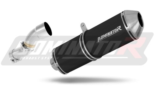 exhaust muffler DOMINATOR OVR BLACK fits the motorcycle KTM 690 SMC R 2012   2017