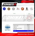 exhaust muffler DOMINATOR OVR BLACK fits to KTM 690 SMC 2008  2011 2