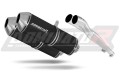 DOMINATOR OVR FEKETE kipufogó dob Kawasaki ZZR 1400 2006 - 2011 motorkerékpárhoz