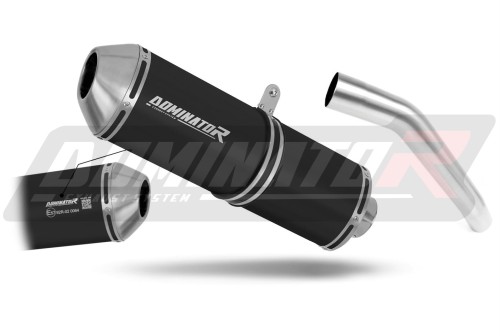 DOMINATOR Homologált OVR FEKETE kipufogó dob, amely illeszkedik a Kawasaki Z750 2007 - 2012 motorkerékpárhoz