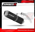 DOMINATOR OVR FEKETE kipufogó dob Kawasaki Z750 2007 - 2012 motorkerékpárhoz