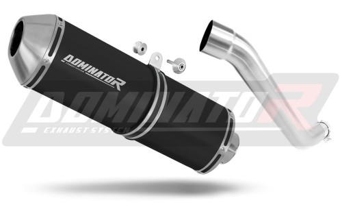 DOMINATOR OVR FEKETE kipufogó dob, amely illeszkedik a Kawasaki Z750 2004 - 2006 motorkerékpárhoz