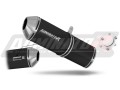 DOMINATOR Homologált OVR FEKETE kipufogó dob Kawasaki ZX7R 1996 - 2003 motorkerékpárhoz