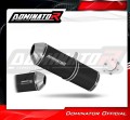 exhaust muffler DOMINATOR homologated road legal OVR BLACK fits the motorcycle Kawasaki ZX7R 1996   2003 3