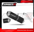 exhaust muffler DOMINATOR homologated road legal OVR BLACK fits the motorcycle Kawasaki ZX6R 636 2003   2004 3