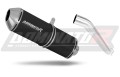 DOMINATOR OVR FEKETE kipufogó dob, amely illik a Kawasaki ZX6R 636 2003 - 2004 motorkerékpárhoz 3