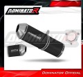 exhaust muffler DOMINATOR homologated road legal OVR BLACK fits the motorcycle Kawasaki ZX6R 1998   2002 2