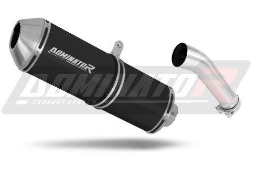 exhaust muffler DOMINATOR OVR BLACK fits the motorcycle Kawasaki ER 5 500 1996   2006