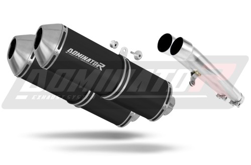 DOMINATOR OVR FEKETE kipufogó dob Honda CBR 1100 XX 1996 - 2006 motorkerékpárhoz