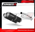 exhaust muffler DOMINATOR OVR BLACK fits the motorcycle Honda VTR 1000F Firestorm 2002   2006 3