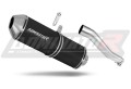 exhaust muffler DOMINATOR OVR BLACK fits the motorcycle Honda XRV 750 AFRICA TWIN RD07 1993   1995