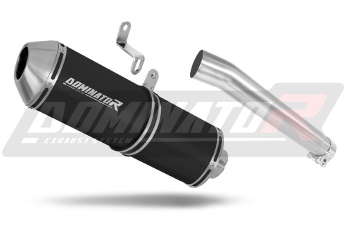 DOMINATOR OVR FEKETE kipufogó dob, amely illeszkedik a Honda XRV 750 AFRICA TWIN RD04 1990 - 1992 motorkerékpárhoz
