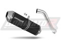 wydech tłumik DOMINATOR OVR CZARNY pasujący do motocykla Honda XL 650 V TRANSALP 2001 - 2007