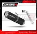 exhaust muffler DOMINATOR OVR BLACK fits the motorcycle Honda XL 650 V TRANSALP 2001   2007 2