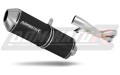 DOMINATOR OVR FEKETE kipufogó dob Honda NTV 650 REVERE 1988 - 1997 motorkerékpárhoz