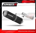 DOMINATOR OVR FEKETE kipufogó dob Honda NTV 650 REVERE 1988 - 1997 motorkerékpárhoz 3