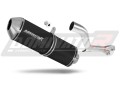 DOMINATOR OVR FEKETE kipufogó dob Honda NT 650 V DEAUVILLE RC47 1998 - 2005 motorkerékpárhoz