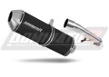 DOMINATOR OVR FEKETE kipufogó dob Honda CBF 600 2008 - 2013 motorkerékpárhoz