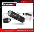 exhaust muffler DOMINATOR homologated road legal OVR BLACK fits the motorcycle Honda CB 600F HORNET 2003   2006 2