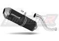 exhaust muffler DOMINATOR OVR BLACK fits the motorcycle Honda XR 125 L 2003   2013