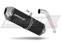 exhaust muffler DOMINATOR OVR BLACK fits the motorcycle Honda XL 125 V VARADERO 2001   2006 3