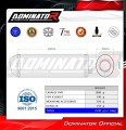 DOMINATOR OVR FEKETE kipufogó dob, amely illeszkedik a BMW K1300GT motorkerékpárhoz 2