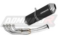 complete exhaust system with muffler DOMINATOR Full System OVR BLACK fits the motorcycle BMW K1200RS 2001   2003