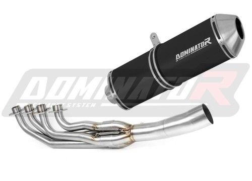 complete exhaust system with muffler DOMINATOR Full System OVR BLACK fits the motorcycle BMW K1200RS 1997   2000
