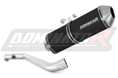 exhaust muffler DOMINATOR OVR BLACK fits the motorcycle BMW R1150RT