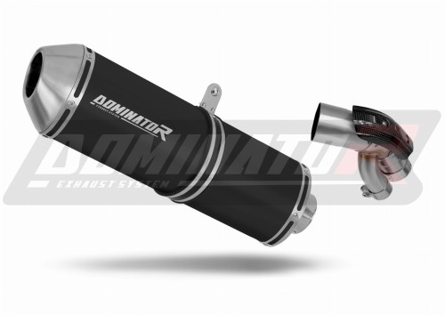 exhaust muffler DOMINATOR OVR BLACK fits the motorcycle BMW S1000XR 2015   2019