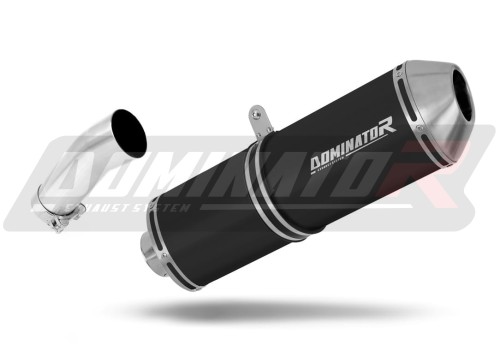 exhaust muffler DOMINATOR OVR BLACK fits the motorcycle BMW F650GS 2008   2012 3