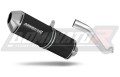 exhaust muffler DOMINATOR OVR BLACK fits the motorcycle Aprilia Tuono V4 R APRC 2011   2014