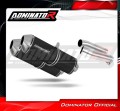 exhaust muffler DOMINATOR OVR BLACK fits the motorcycle Aprilia Tuono 1000 R 2006   2010 3