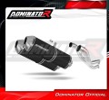 exhaust muffler DOMINATOR OVR BLACK fits the motorcycle Aprilia Pegaso 650 Factory 2007   2010 3