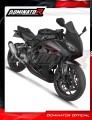 complete exhaust system with muffler DOMINATOR Full System titanium HP6 fits the motorcycle Honda CBR 650 R / E Clutch 2024   2025 3