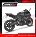 complete exhaust system with muffler DOMINATOR Full System HP8 BLACK fits the motorcycle Honda CB 650 R / E Clutch 2024   2025
