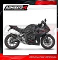 teljes kipufogórendszer DOMINATOR Full System HP6 FEKETE dobbal, Honda CB 650 R / E-Clutch 2024 - 2025 motorkerékpárhoz 2