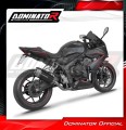 complete exhaust system with muffler DOMINATOR Full System S6 BLACK fits the motorcycle Honda CB 650 R / E Clutch 2024   2025