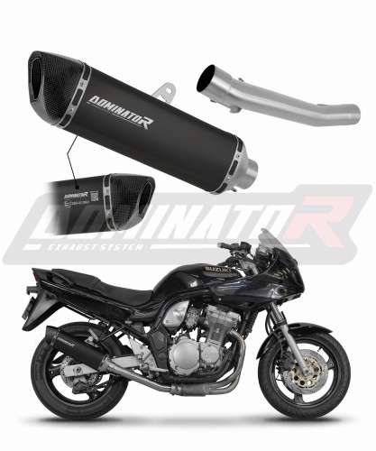 DOMINATOR homológ HP6 FEKETE kipufogó dob Suzuki GSF BANDIT N / S 600 1995 - 1999 motorkerékpárhoz