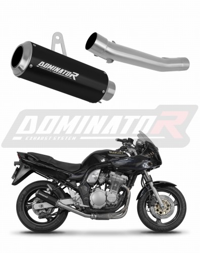 DOMINATOR GP FEKETE kipufogó dob a Suzuki GSF BANDIT 1200 1996 - 2000 motorkerékpárhoz
