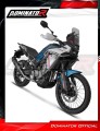 complete exhaust system with muffler DOMINATOR Full System HP6 BLACK fits to CF MOTO 450 MT 2024  6
