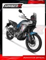 DOMINATOR Full System Titán HP6 kipufogódobbal ellátott teljes kipufogórendszer, amely illeszkedik a CF MOTO 450 MT 2024 motorkerékpárhoz 6