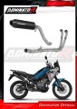 complete exhaust system with muffler DOMINATOR Full System MX2 BLACK fits the motorcycle CF MOTO 450 MT 2024  2